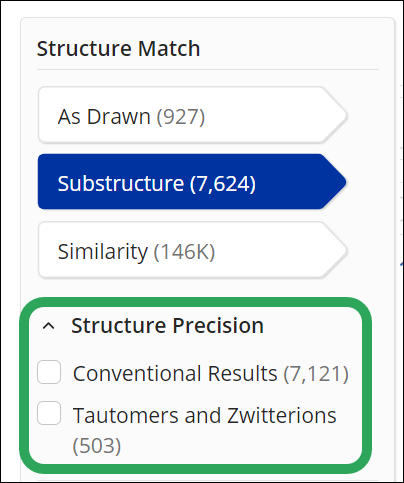 _SFn-SubstancesScreen-StructureMatch-AnalyzeStructurePrecision-Options.png