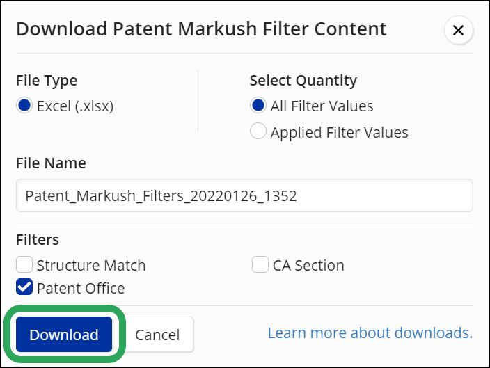 _SFn-PatentMarkushResults-DownloadFilterContent-AllFilters-Download_Button.png