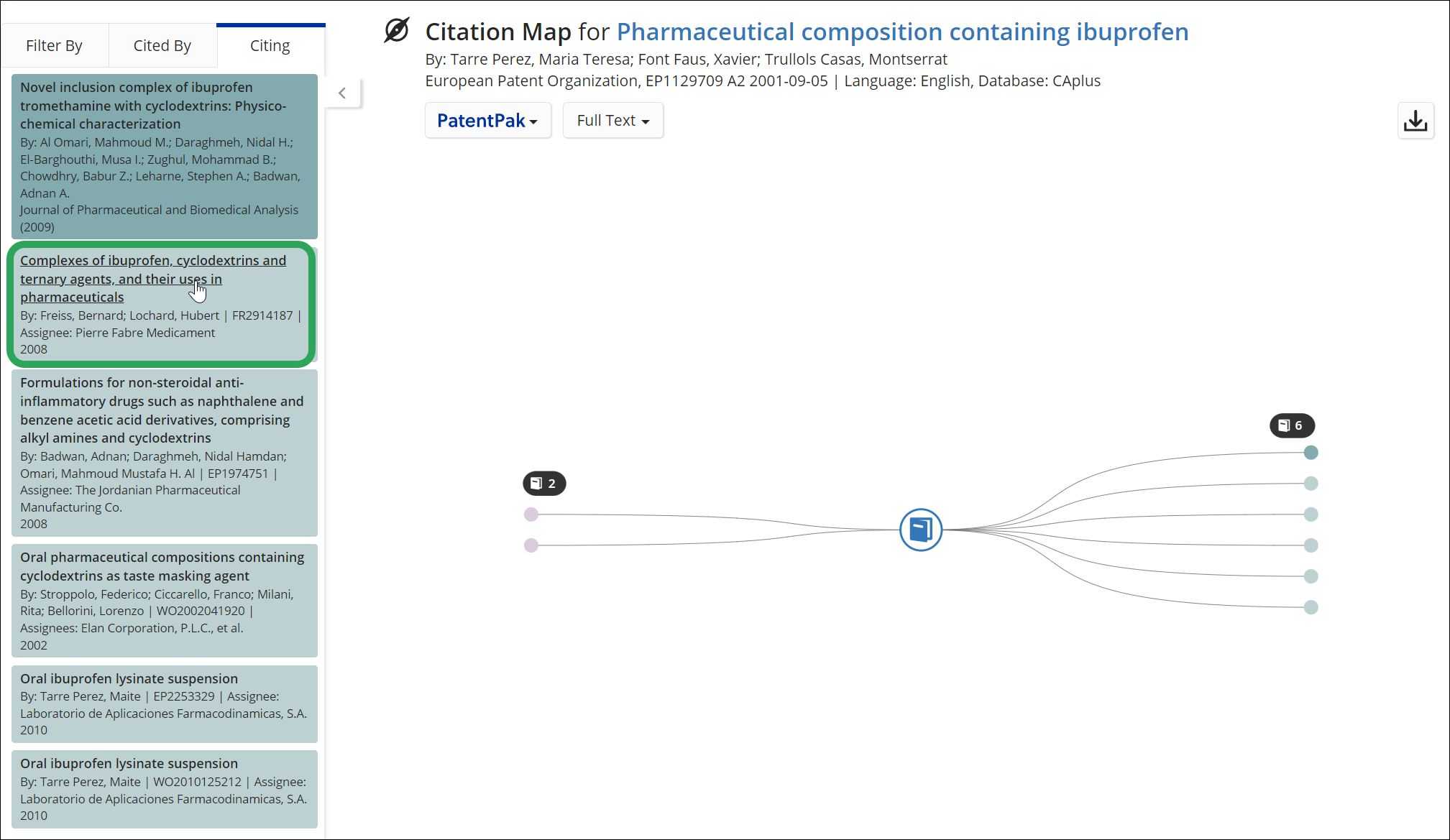 View Citation Map CAS Product Help   15249651589517