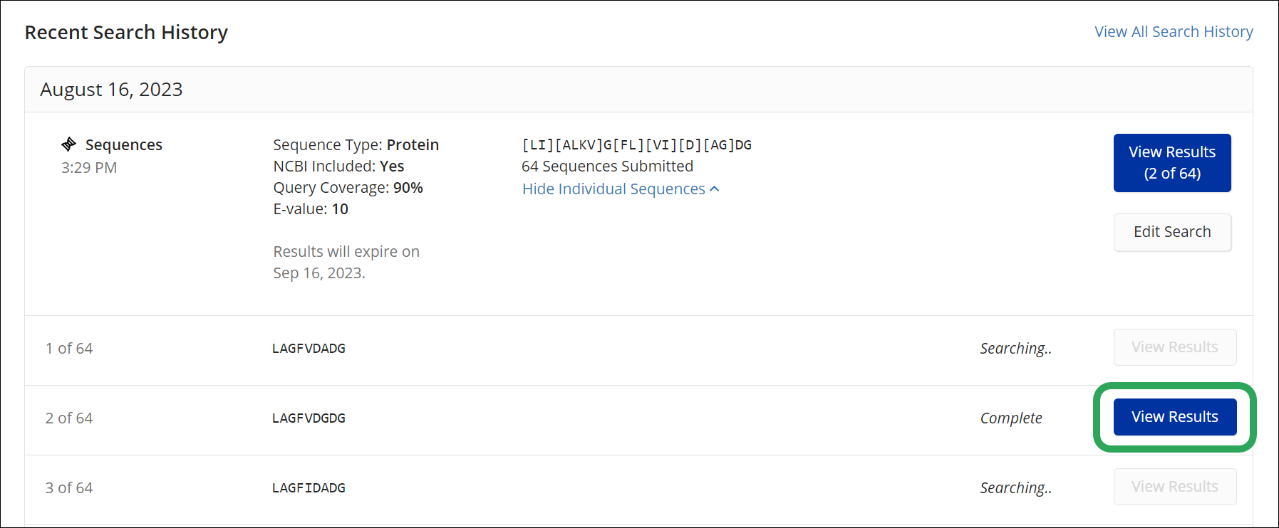 SF-SequenceSearch-Motif-RecentSearchHistory-ViewResult.png