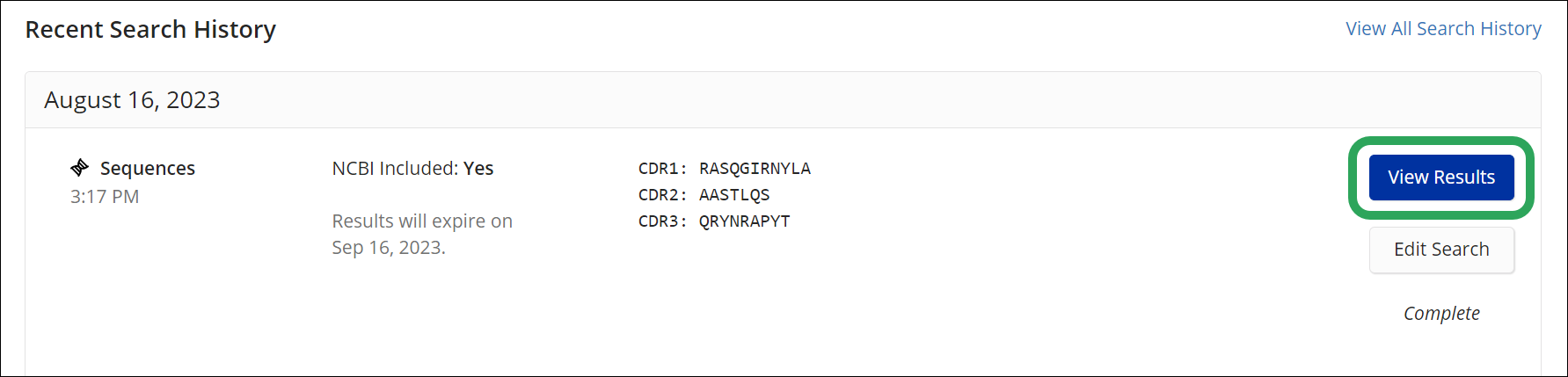 SF-SequenceSearch-CDR-RecentSearchHistory-ViewResults.png