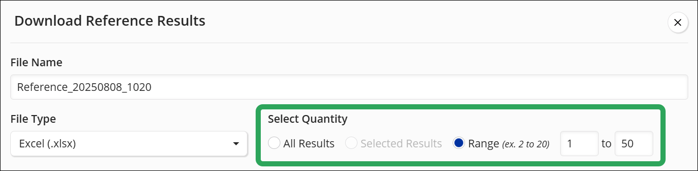 SF-References-DownloadResults-SelectQuantity.png