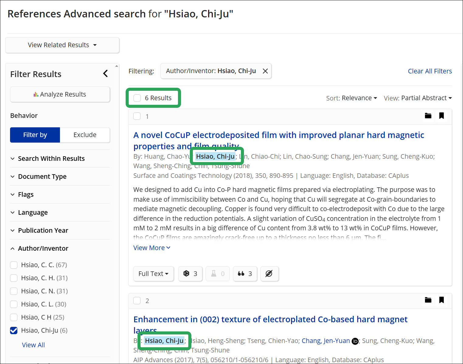 SF-ReferenceResults-FilteredToOneAuthor.png