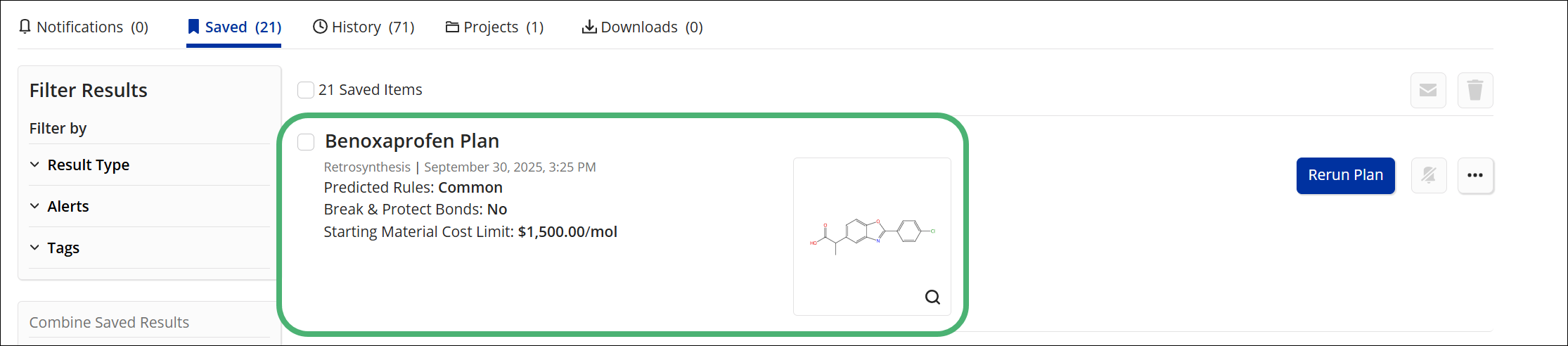 SF-Retrosynthesis-PlanPage-SavedPlan.png