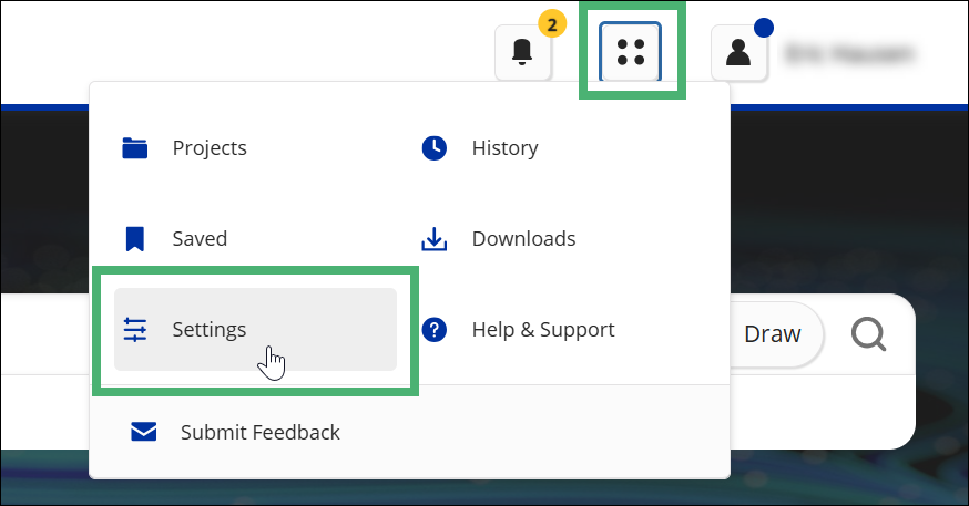 CAS-SciFinder-4DotMenu-Settings.png